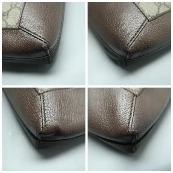 100% Authentic GUCCI Ophidia Brown W/P GG Canvas Shoulder Bag 1045-121524 - Picture 5 of 12